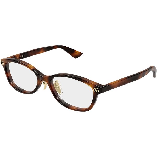 Gucci GG2144OJ Asian Fit 002 Women’s Eyeglasses Tortoiseshell Size 52 - Blue Light Block Available