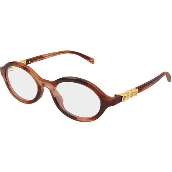 Gucci GG2153O 003 Women’s Eyeglasses Tortoiseshell Size 51 - Blue Light Block Available