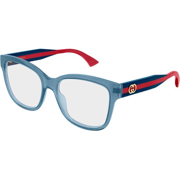 Gucci GG0038ONN 004 Women’s Eyeglasses Blue Size 54 - Blue Light Block Available