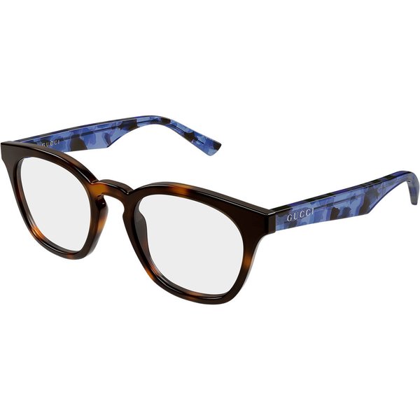 Gucci GG2185O 007 Men's Eyeglasses Tortoiseshell Size 52 - Blue Light Block Available