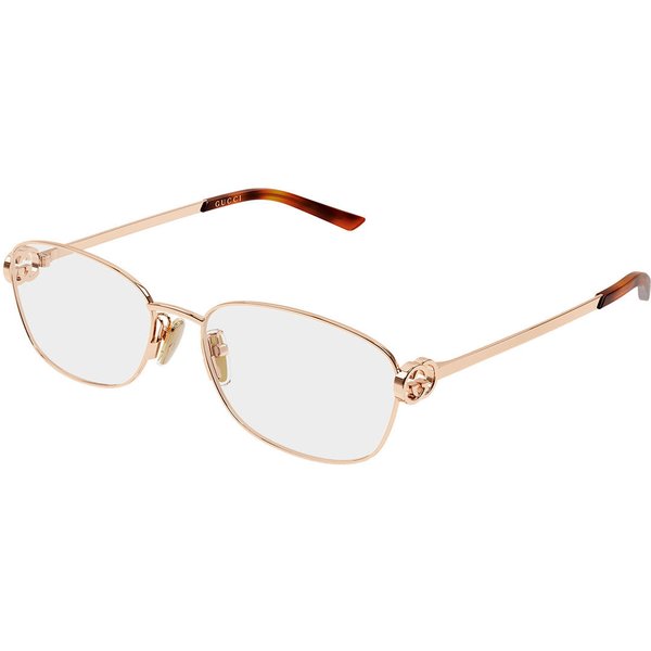 Gucci GG2234OA Asian Fit 003 Women’s Eyeglasses Gold Size 57 - Blue Light Block Available