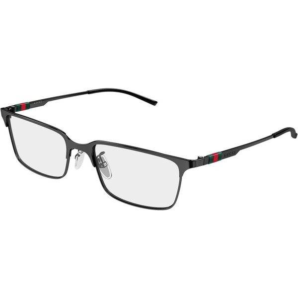 Gucci GG2245OL Asian Fit 003 Men's Eyeglasses Gunmetal Size 54 - Blue Light Block Available