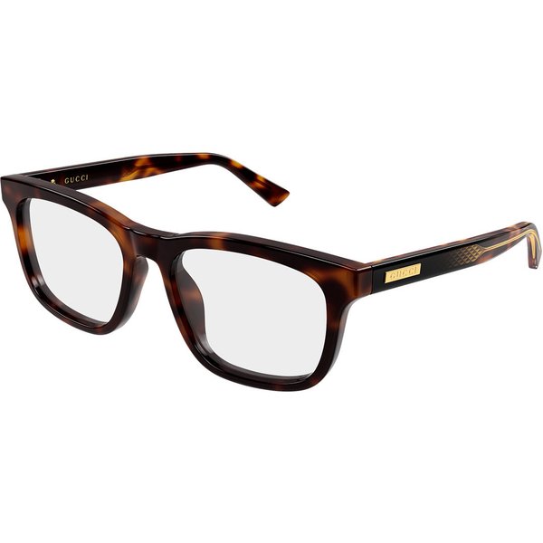 Gucci GG2250OL Asian Fit 006 Men's Eyeglasses Tortoiseshell Size 56 - Blue Light Block Available