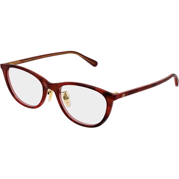 Gucci GG2261OJ Asian Fit 003 Women’s Eyeglasses Tortoiseshell Size 53 - Blue Light Block Available