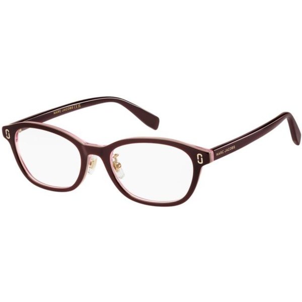 Marc Jacobs MJ 1125/F Asian Fit LHF Women’s Eyeglasses Burgundy Size 51 - Blue Light Block Available