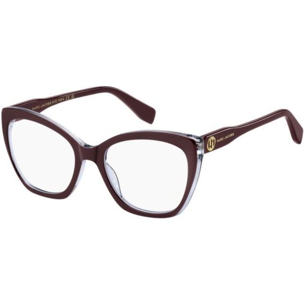 Marc Jacobs MARC 857 LHF Women’s Eyeglasses Burgundy Size 53 - Blue Light Block Available