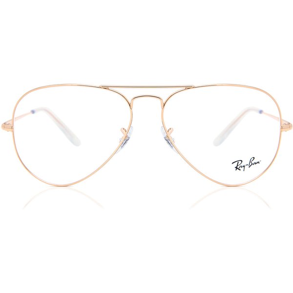 レイバン Ray-Ban RX6489 Aviator 3094 サングラス - 男性用 - Rose-金色