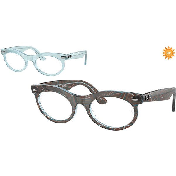 レイバン Ray-Ban RX2242V Wayfarer 楕円形 8293 サングラス - 男性用 - 青