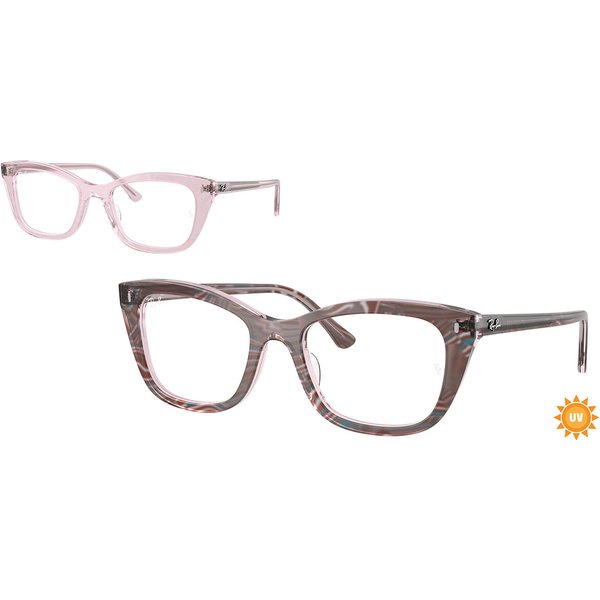 レイバン Ray-Ban RX5433 8292 サングラス - 男性用 - Purple