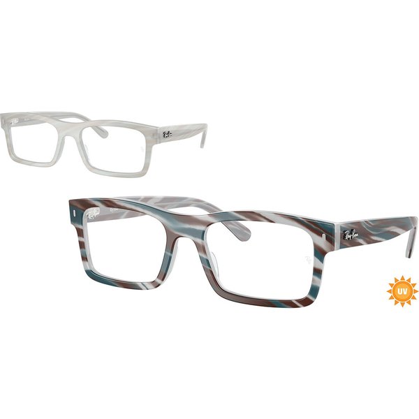 レイバン Ray-Ban RX5435F アジアフィット 8382 サングラス - 男性用 - 青