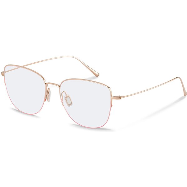 Rodenstock R7132 A Women’s Eyeglasses Rose-Gold Size 55 - Blue Light Block Available