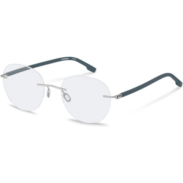 Rodenstock R7174 C000 Men's Eyeglasses Silver Size 52 - Blue Light Block Available