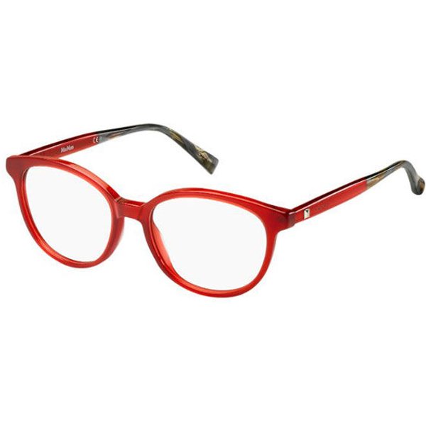 Max Mara MM1276 SQ1 Women’s Eyeglasses Red Size 51 - Blue Light Block Available