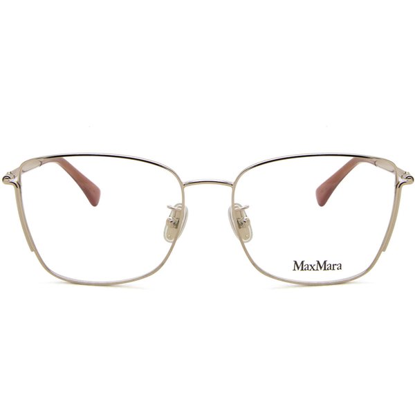 Max Mara MM5004-H 032 Women’s Eyeglasses Gold Size 55 - Blue Light Block Available