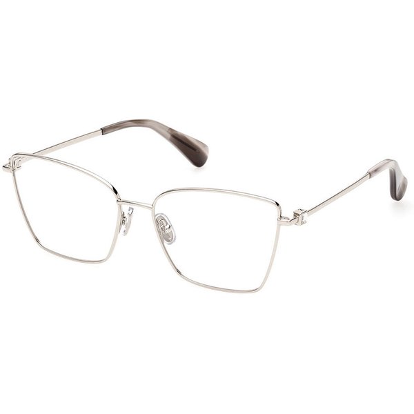 Max Mara MM5048 016 Women’s Eyeglasses Silver Size 55 - Blue Light Block Available