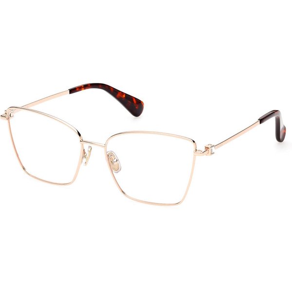 Max Mara MM5048 033 Women’s Eyeglasses Rose-Gold Size 55 - Blue Light Block Available