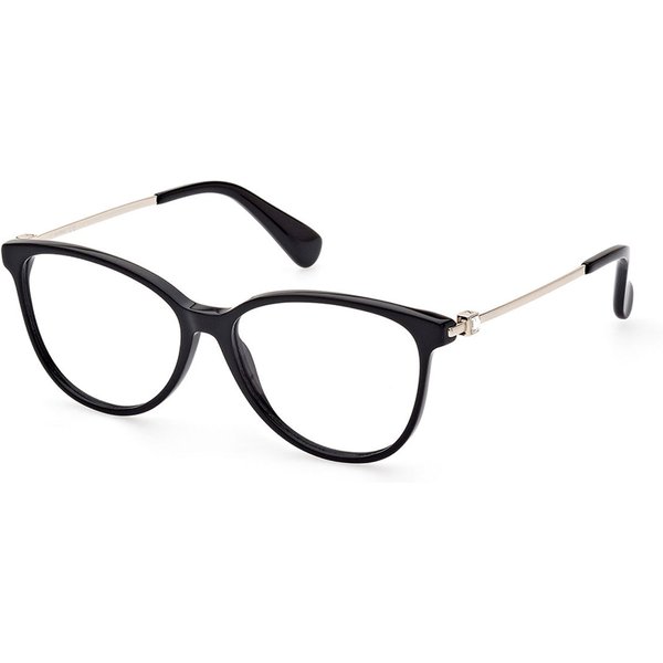 Max Mara MM5078 001 Women’s Eyeglasses Black Size 54 - Blue Light Block Available