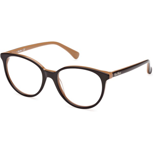 Max Mara MM5084 050 Women’s Eyeglasses Black Size 53 - Blue Light Block Available