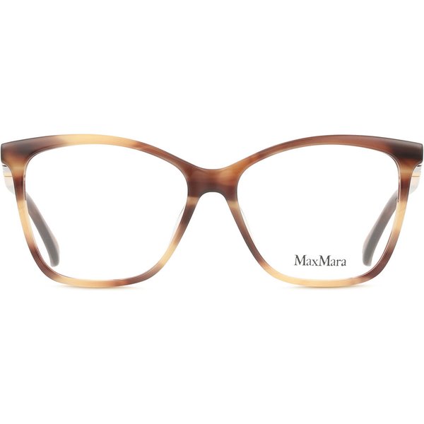 Max Mara MM5017 047 Women’s Eyeglasses Brown Size 53 - Blue Light Block Available