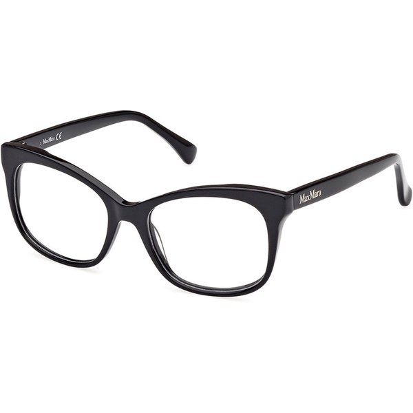 Max Mara MM5094 001 Women’s Eyeglasses Black Size 52 - Blue Light Block Available