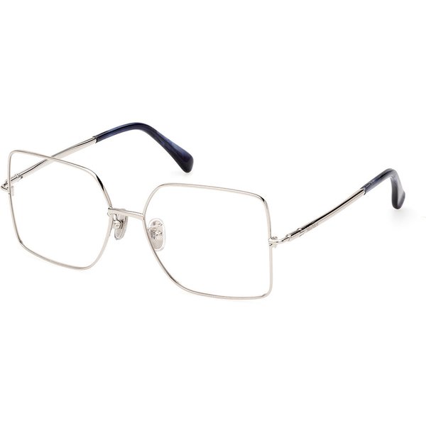 Max Mara MM5098-H 016 Women’s Eyeglasses Silver Size 55 - Blue Light Block Available