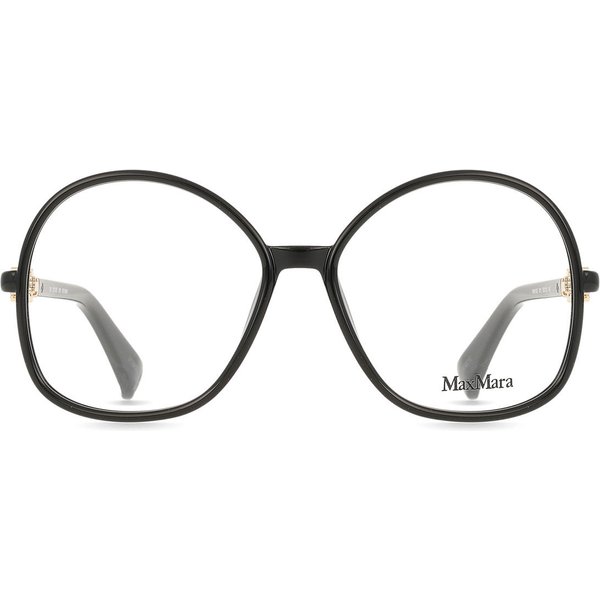 Max Mara MM5100 001 Women’s Eyeglasses Black Size 55 - Blue Light Block Available