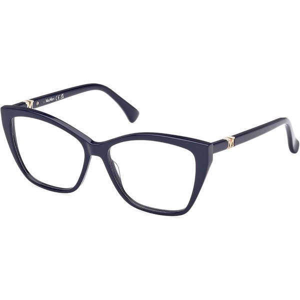 Max Mara MM5036 090 Women’s Eyeglasses Blue Size 54 - Blue Light Block Available