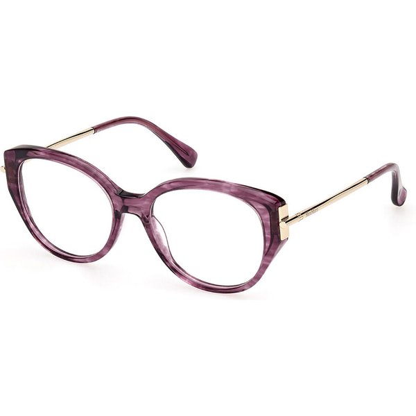 Max Mara MM5116 083 Women’s Eyeglasses Purple Size 52 - Blue Light Block Available
