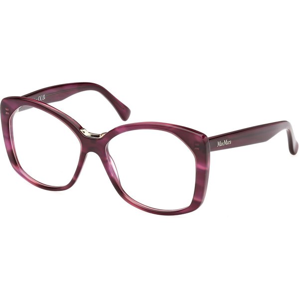 Max Mara MM5141 083 Women’s Eyeglasses Purple Size 57 - Blue Light Block Available