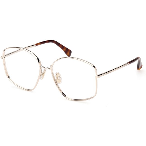 Max Mara MM5146 032 Women’s Eyeglasses Gold Size 56 - Blue Light Block Available