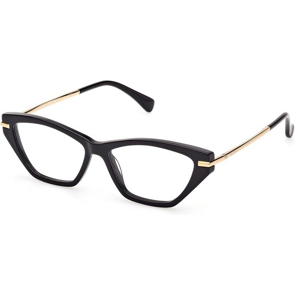 Max Mara MM5176 001 Women’s Eyeglasses Black Size 53 - Blue Light Block Available