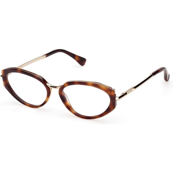 Max Mara MM5185 052 Women’s Eyeglasses Tortoiseshell Size 53 - Blue Light Block Available