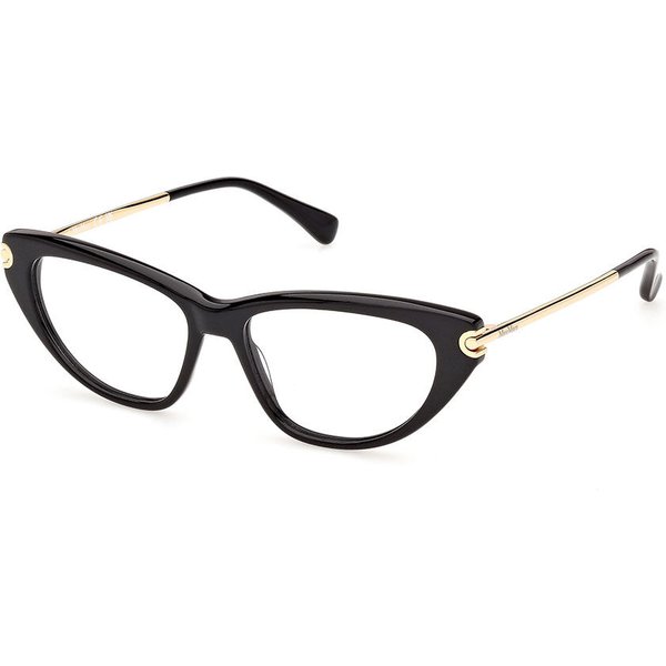 Max Mara MM5254 001 Women’s Eyeglasses Black Size 54 - Blue Light Block Available