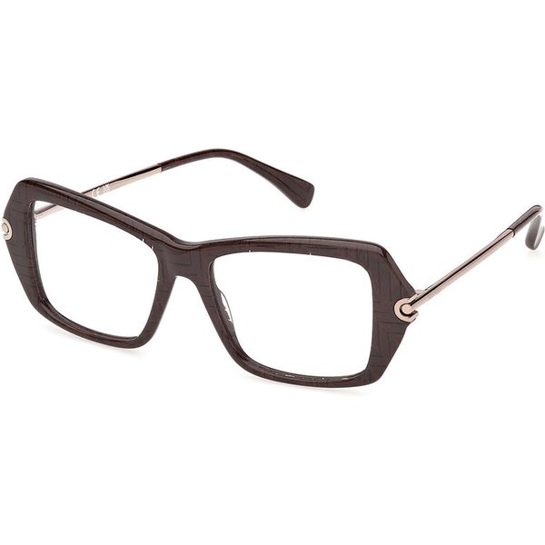 Max Mara MM5255 050 Women’s Eyeglasses Brown Size 53 - Blue Light Block Available