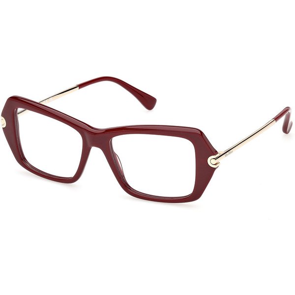 Max Mara MM5255 069 Women’s Eyeglasses Burgundy Size 53 - Blue Light Block Available