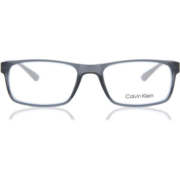 Calvin Klein CK19569 070 Men's Eyeglasses Grey Size 55 - Blue Light Block Available