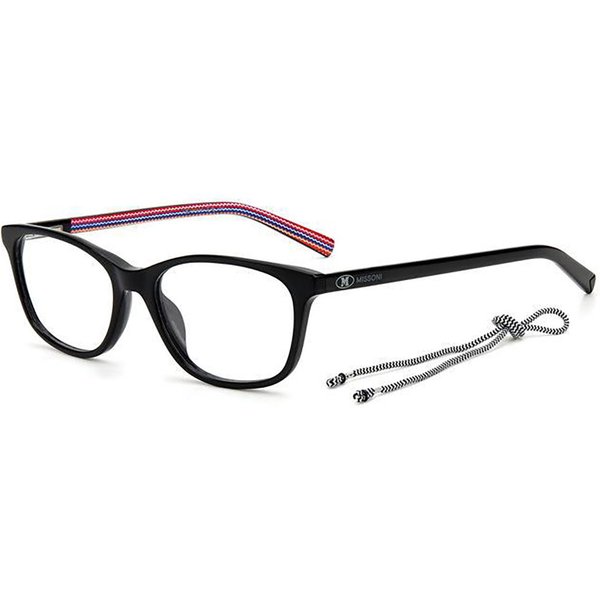 Missoni MMI 0008 807 Women’s Eyeglasses Black Size 50 - Blue Light Block Available