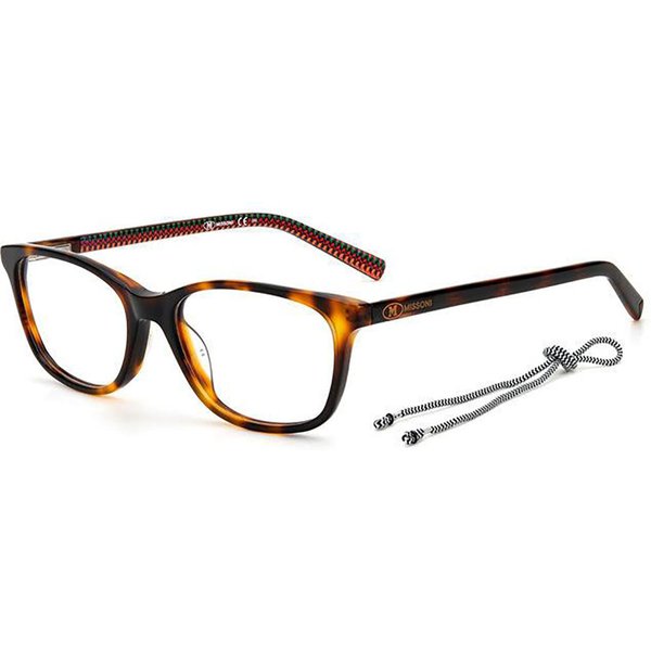 Missoni MMI 0008 086 Women’s Eyeglasses Tortoiseshell Size 52 - Blue Light Block Available