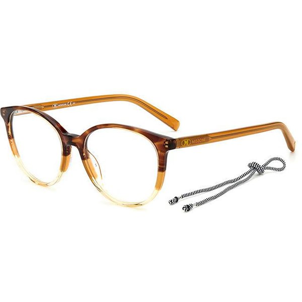 Missoni MMI 0011 EX4 Women’s Eyeglasses Brown Size 51 - Blue Light Block Available