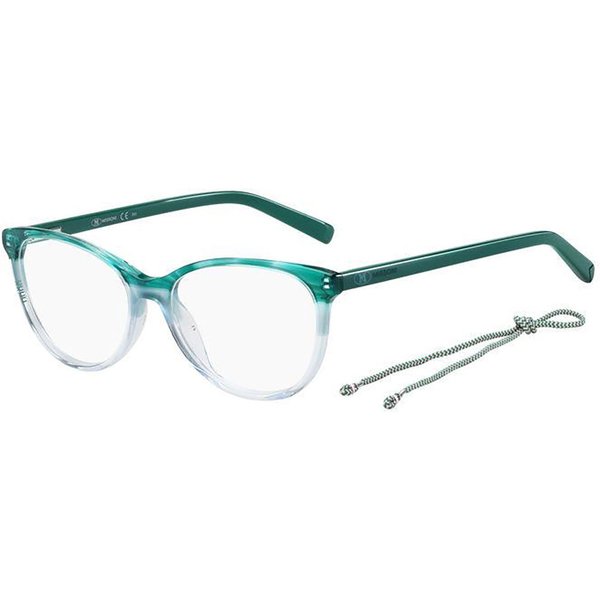 Missoni MMI 0043 6AK Women’s Eyeglasses Green Size 53 - Blue Light Block Available