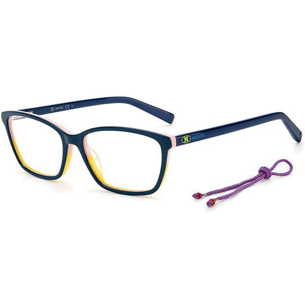 Missoni MMI 0045 PJP Women’s Eyeglasses Blue Size 52 - Blue Light Block Available