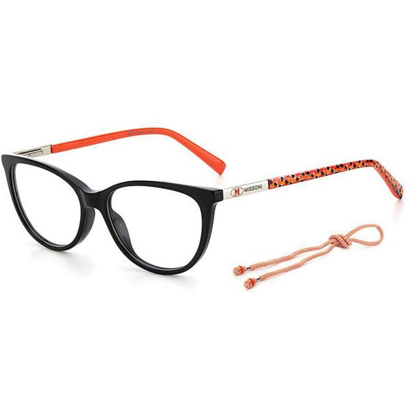 Missoni MMI 0052 DXZ Women’s Eyeglasses Black Size 50 - Blue Light Block Available