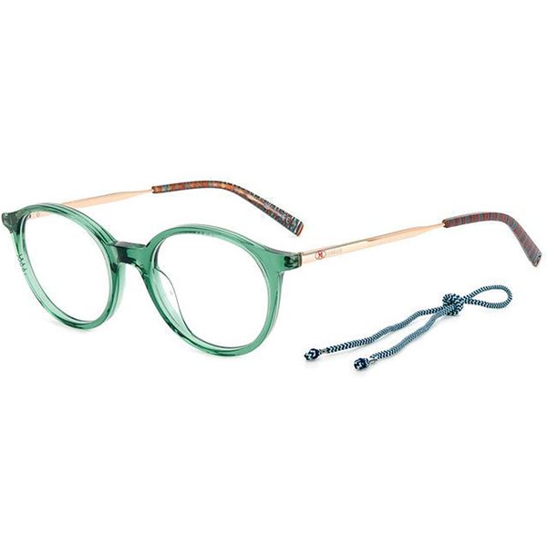 Missoni MMI 0122 1ED Women’s Eyeglasses Green Size 47 - Blue Light Block Available