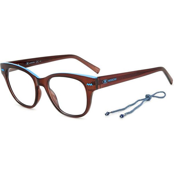 Missoni MMI 0136 09Q Women’s Eyeglasses Brown Size 49 - Blue Light Block Available