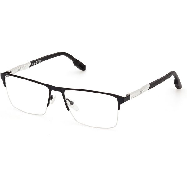 Adidas Sport SP5068 001 Men's Eyeglasses Black Size 55 - Blue Light Block Available