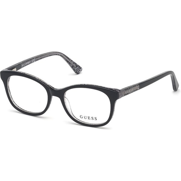 Guess GU9181 Kids 001 Kids' Eyeglasses Black Size 47 - Blue Light Block Available