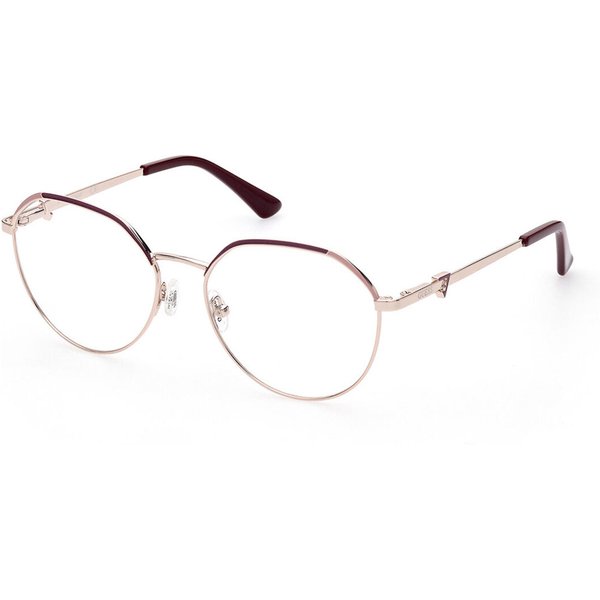 Guess GU2866 069 Women’s Eyeglasses Burgundy Size 53 - Blue Light Block Available