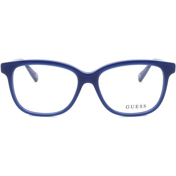 Guess GU5220 092 Men's Eyeglasses Blue Size 53 - Blue Light Block Available