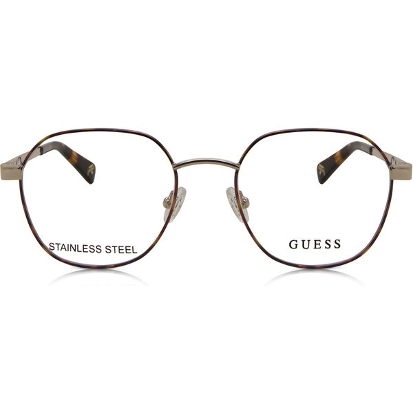 Guess GU5222 052 Men's Eyeglasses Tortoiseshell Size 50 - Blue Light Block Available