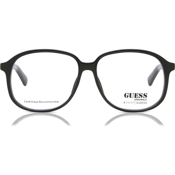 Guess GU8255 001 Men's Eyeglasses Black Size 53 - Blue Light Block Available